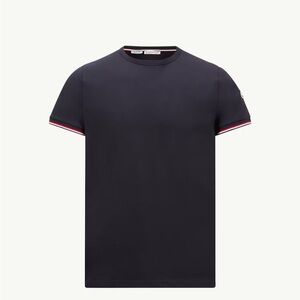 Moncler Navy Blue T-Shirt Men's